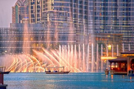 Dubai Mall Lake Ride – Dubai Fountain