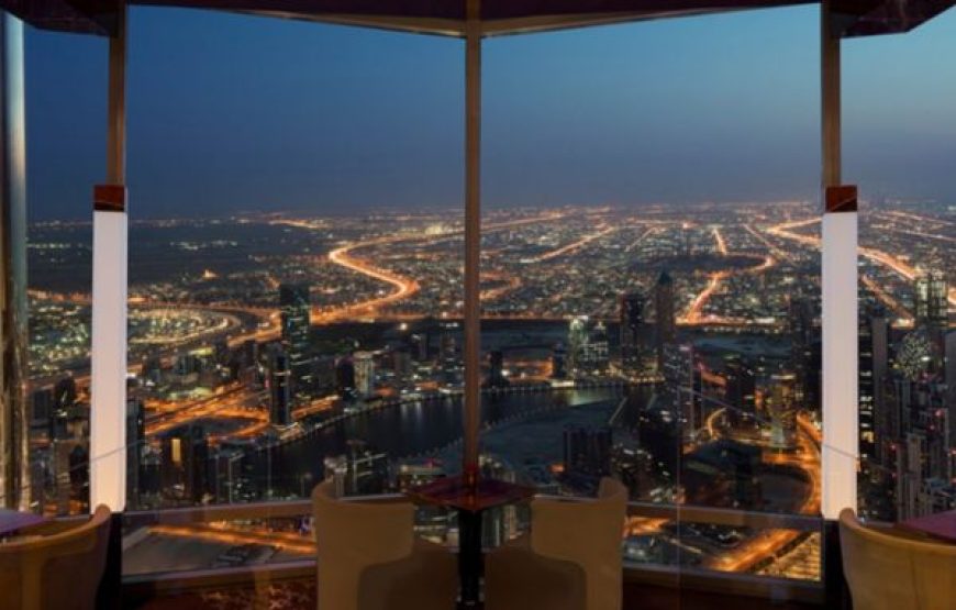 Burj Khalifa – Combo Ticket – At the top ( 124 floor) + Café – Prime Hours