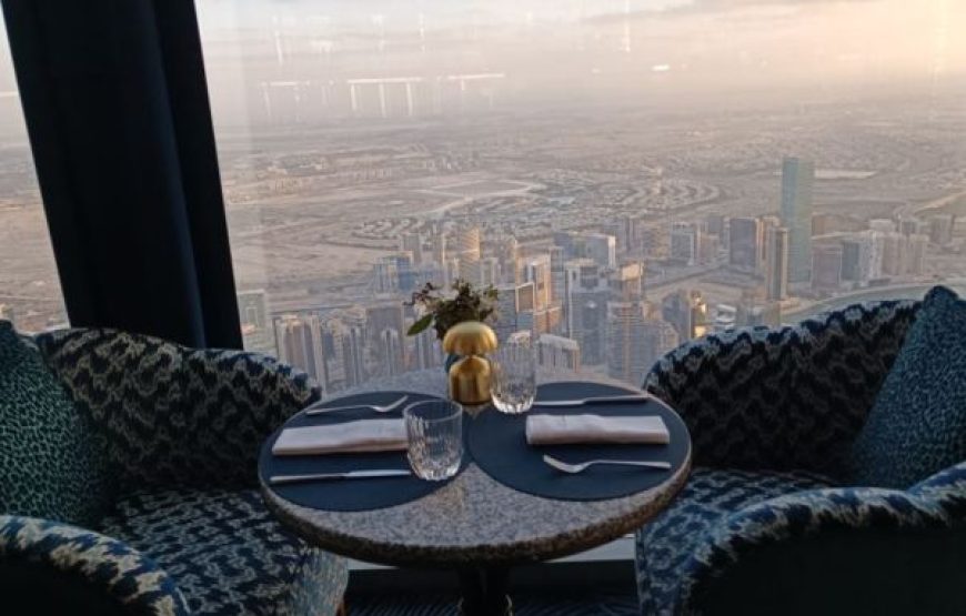 Burj Khalifa – Combo Ticket – At the top ( 124 floor) + Café – Non Prime Hours